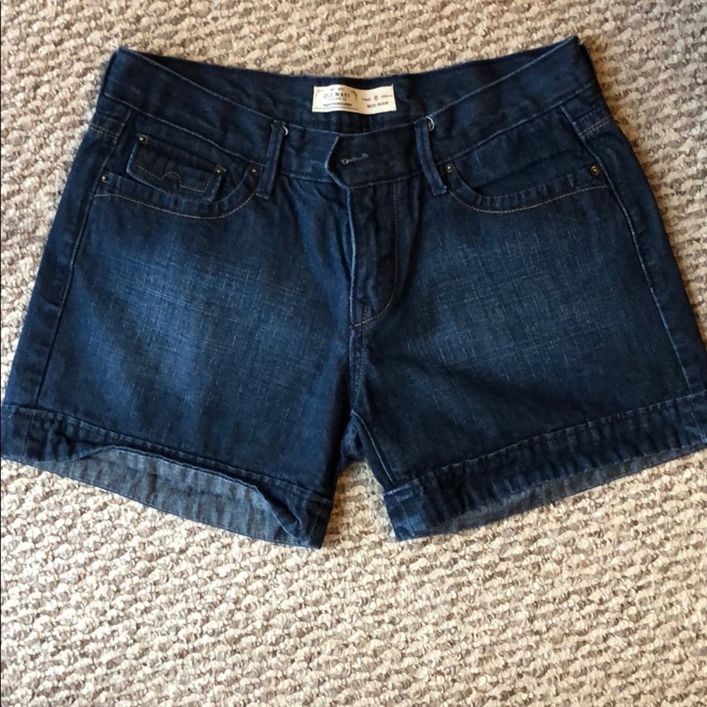 Denim shorts